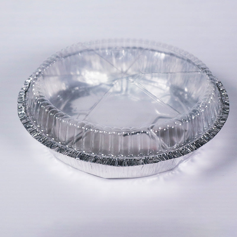 Bandeja de aluminio con tapa