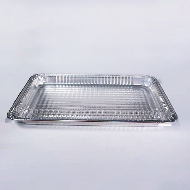 Bandeja de aluminio con tapa