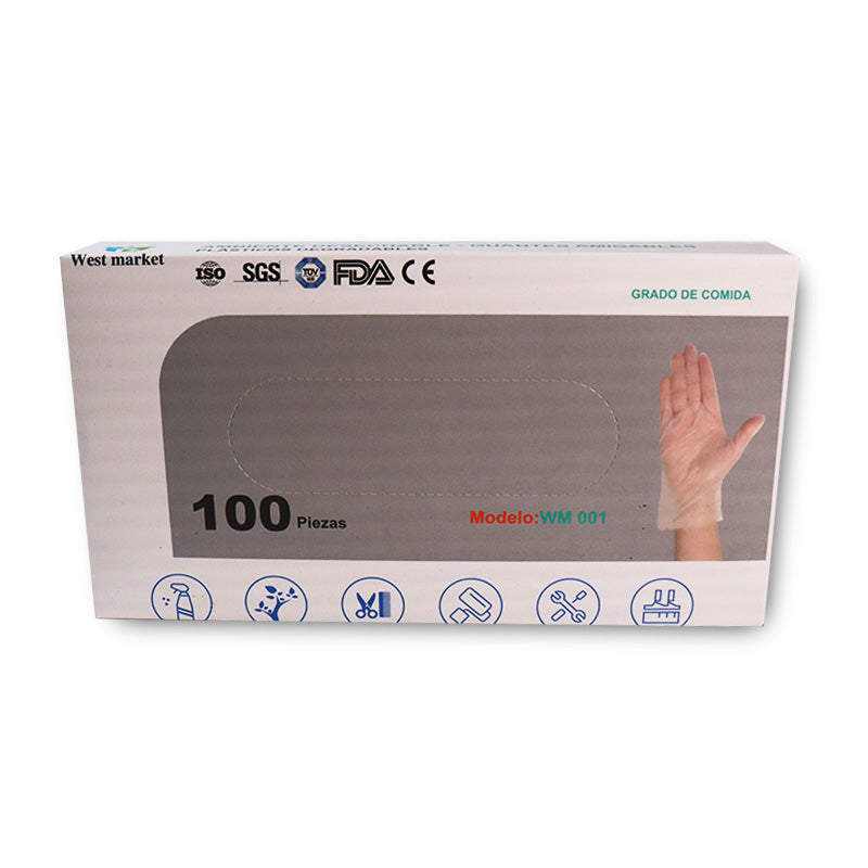 Guantes plasticos tpe