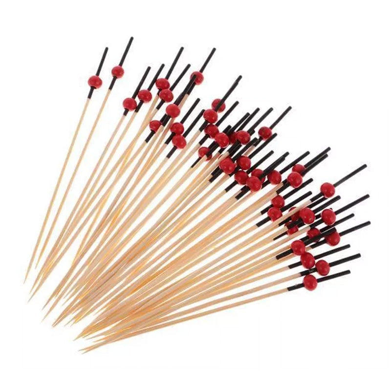 Palillos coctel punta roja