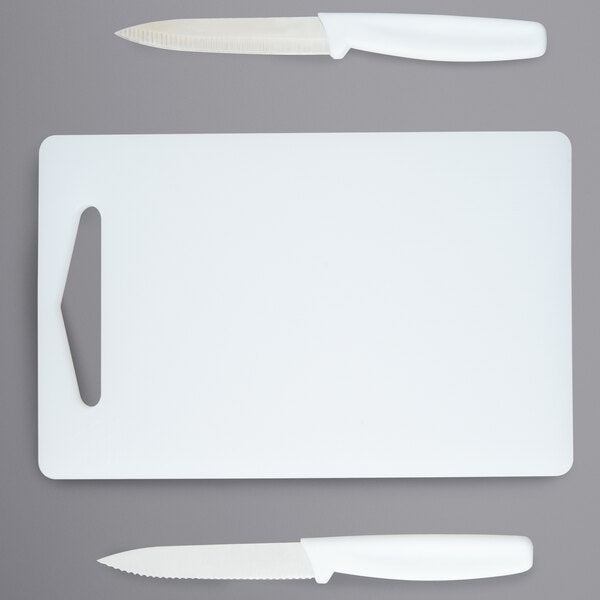 Set de cuchillos y tabla 10" x 6" x 3/8"