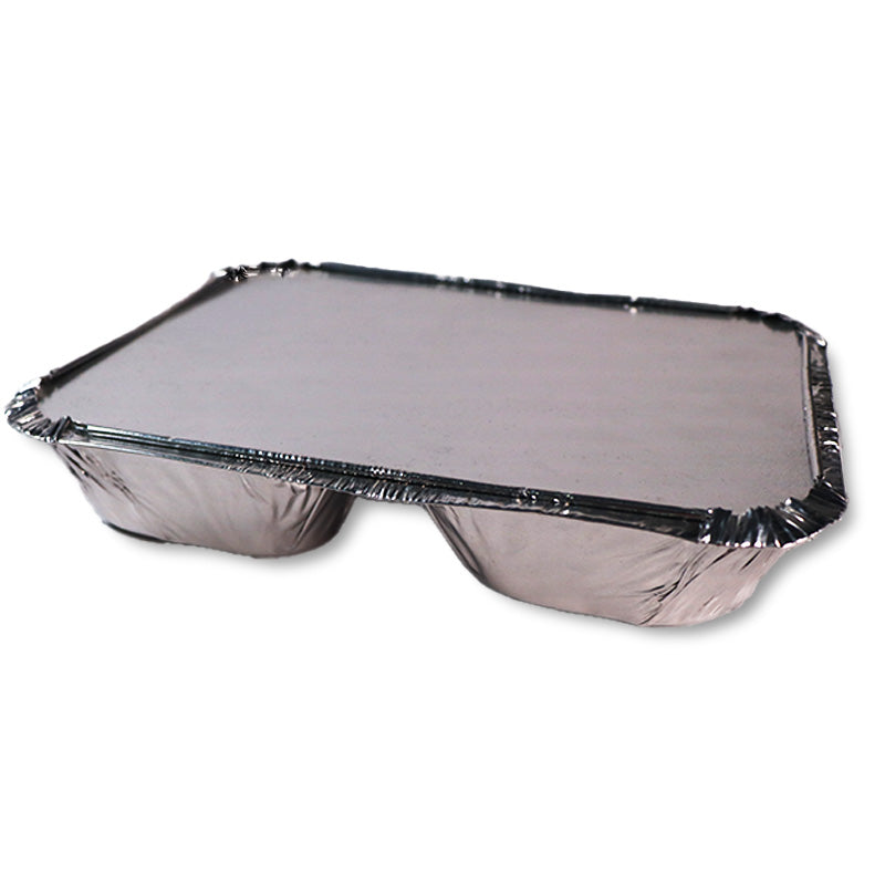 Molde de aluminio con tapa 3 divisiones