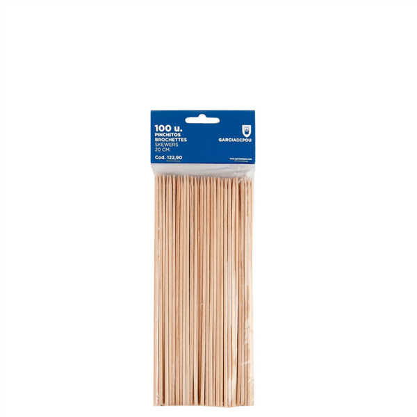 Brocheta de madera 20cm