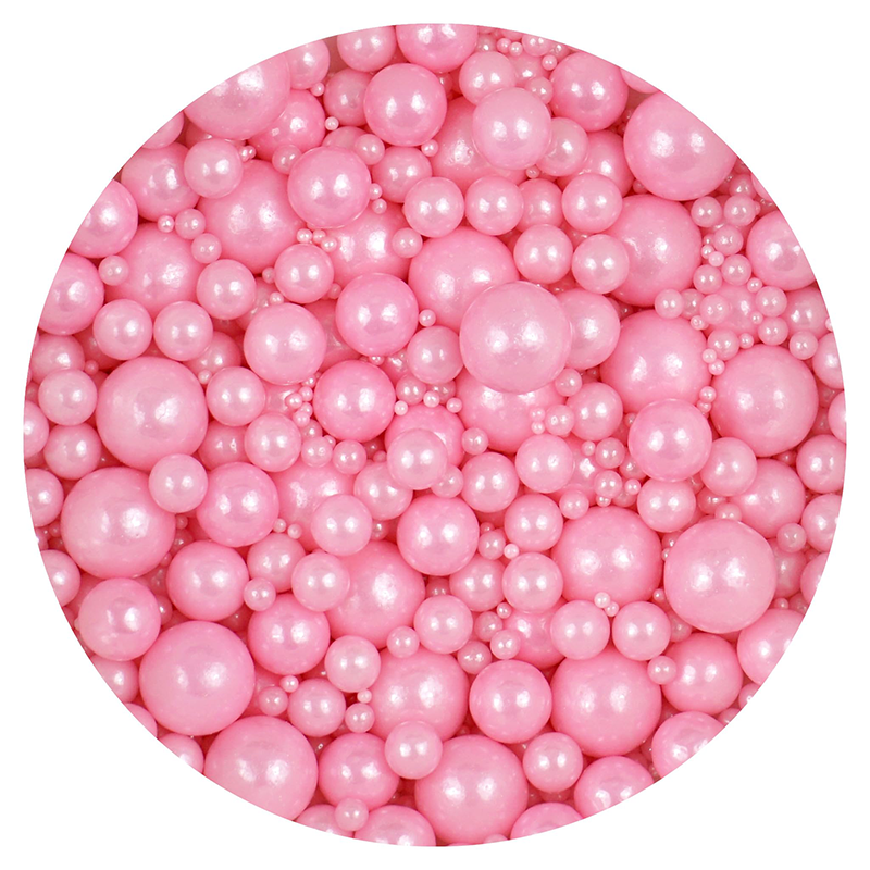 Perlas de azúcar pink