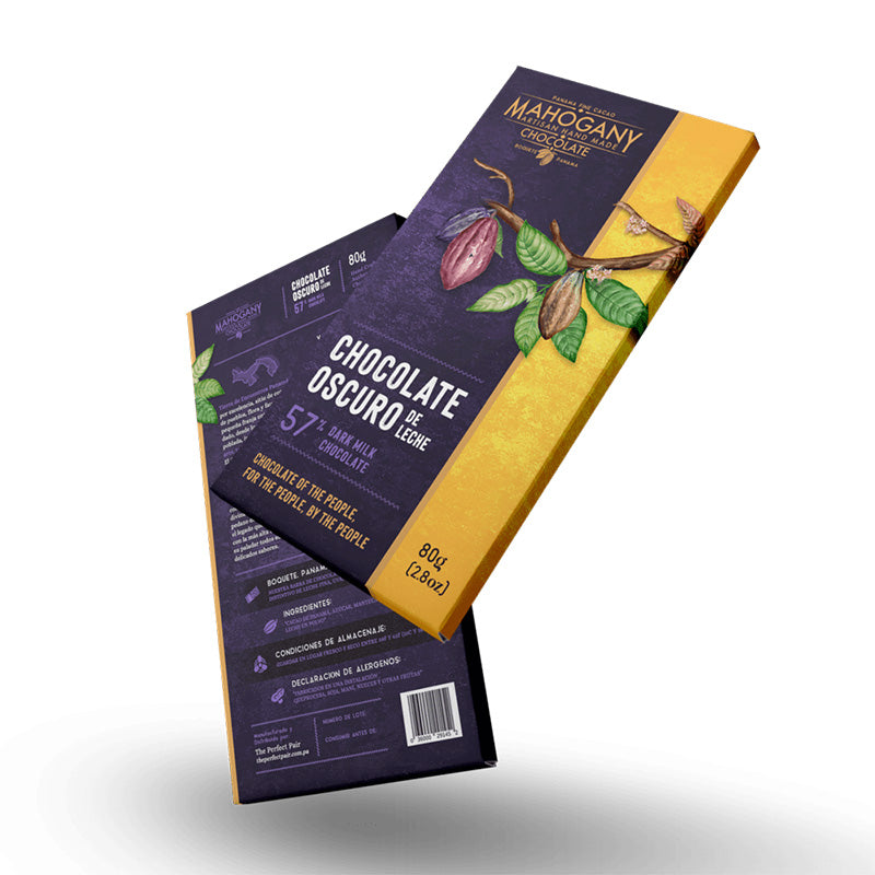 Chocolate oscuro de leche