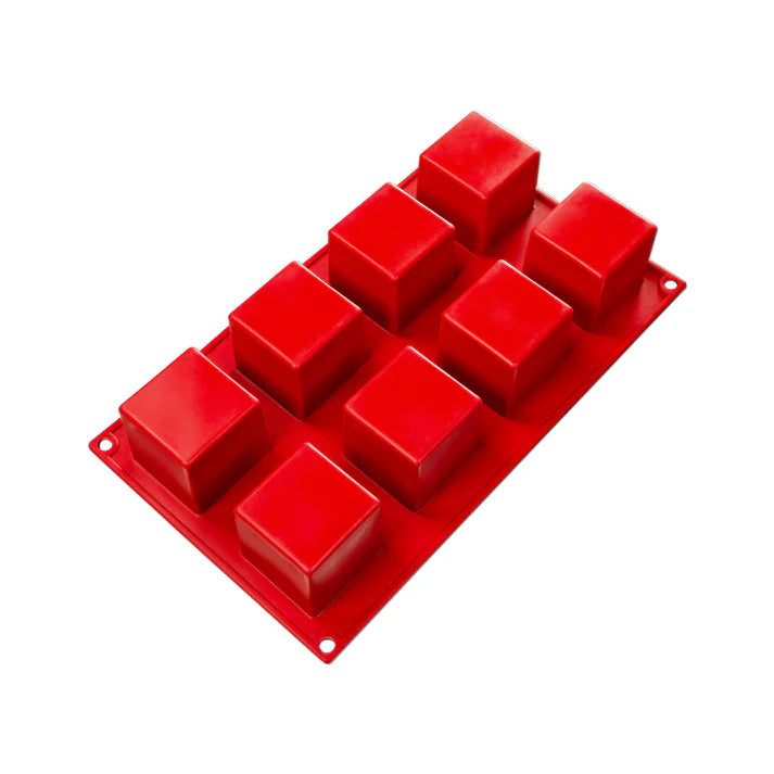 Molde de silicon 8 cubos 4.4onz Fat Daddio