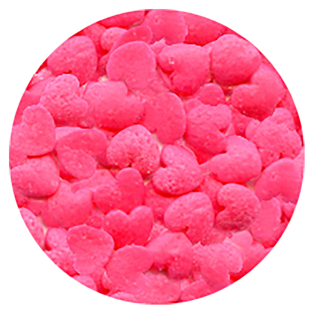 Confetti de corazones rosados (50g)