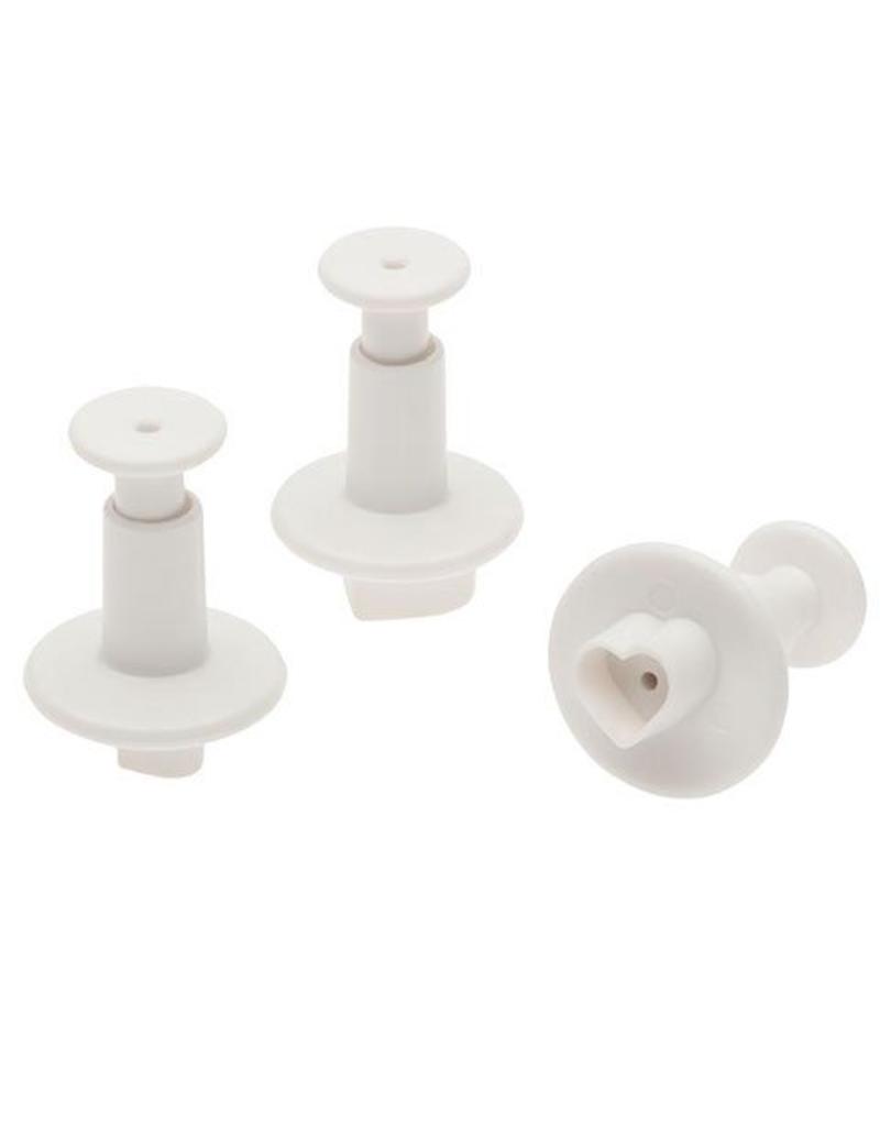 Cortador de pasta de azúcar de corazón - set de 3