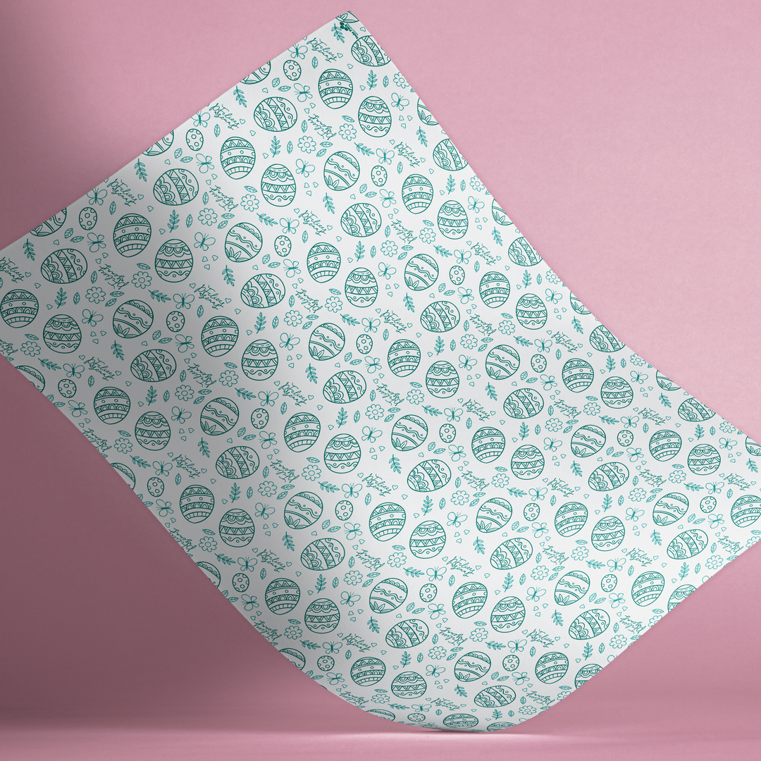Papel antigrasa Easter eggs 17x12"