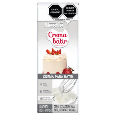 Crema para batir Nestle®