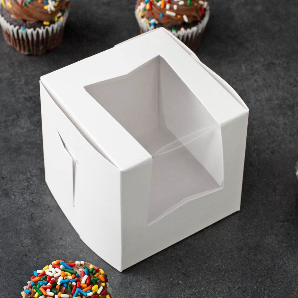 Caja con ventana 5 x 5 x 5"