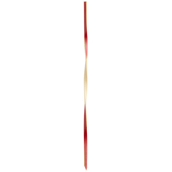 Palillo de bambú negro trenzado de 4 3/4"