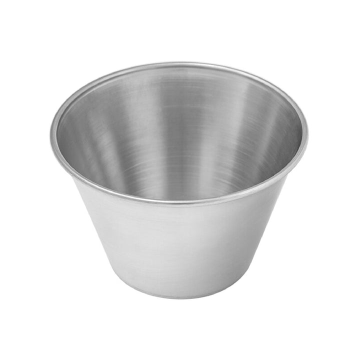 Pack de tazas de acero para salsa