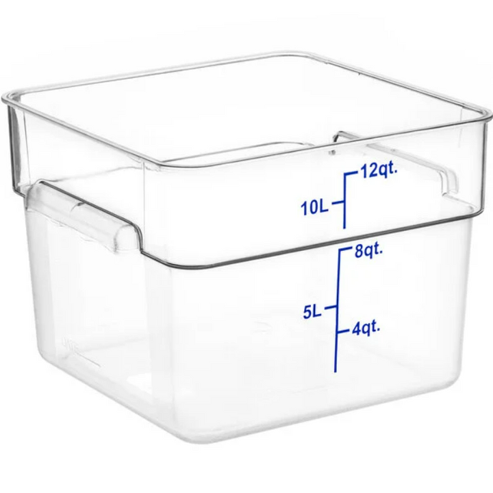 Contenedor cuadrado de policarbonato
