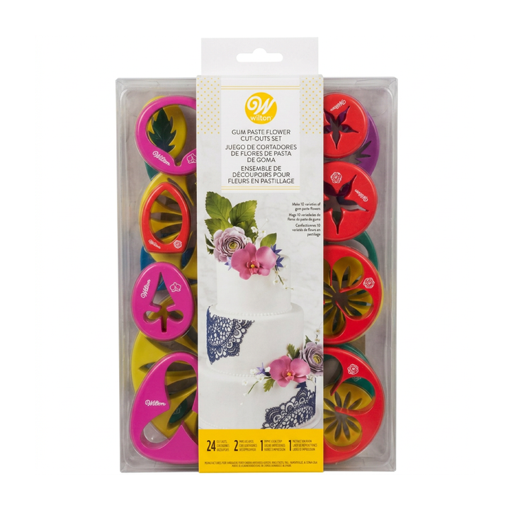 Set de cortadores de flores de 28 pcs