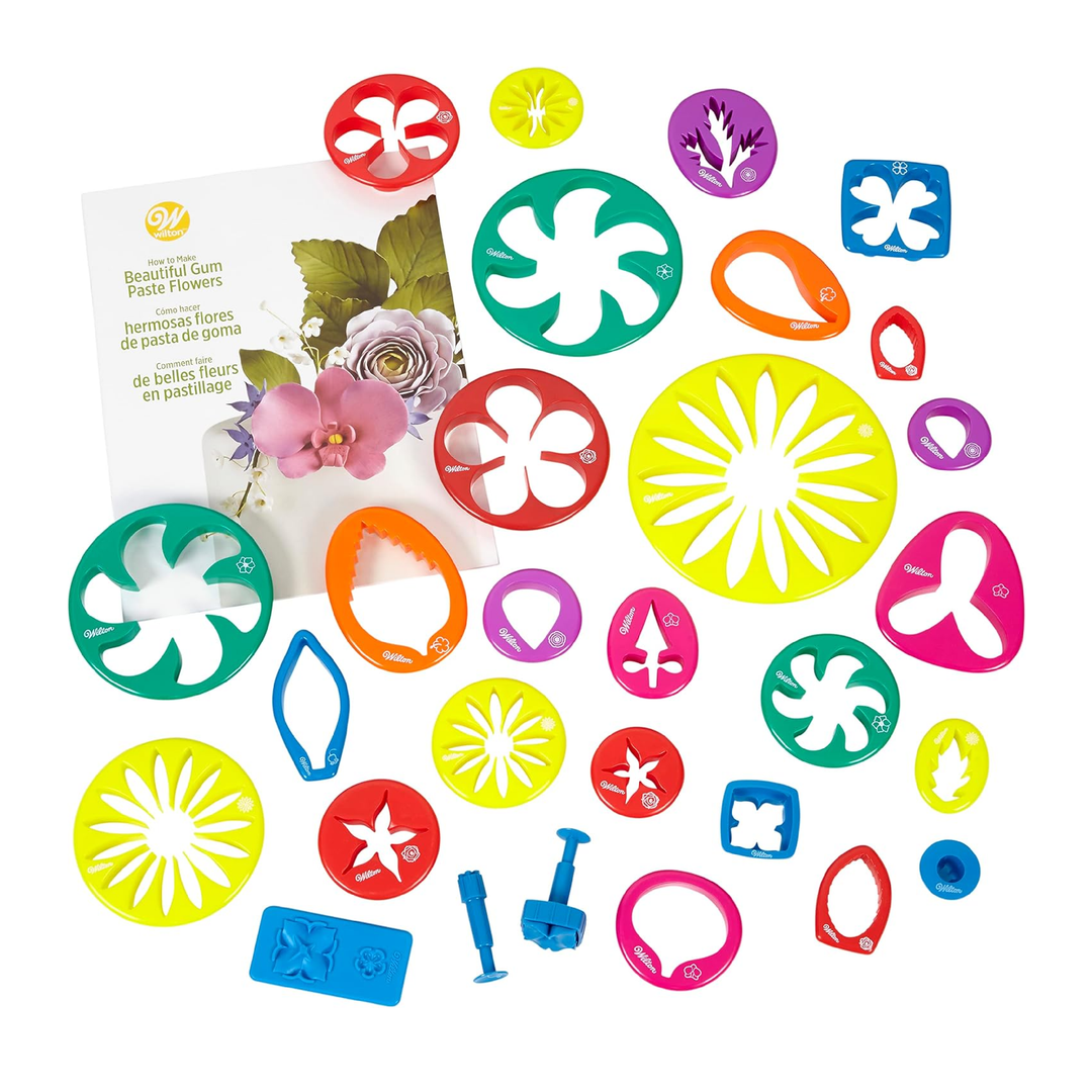 Set de cortadores de flores de 28 pcs