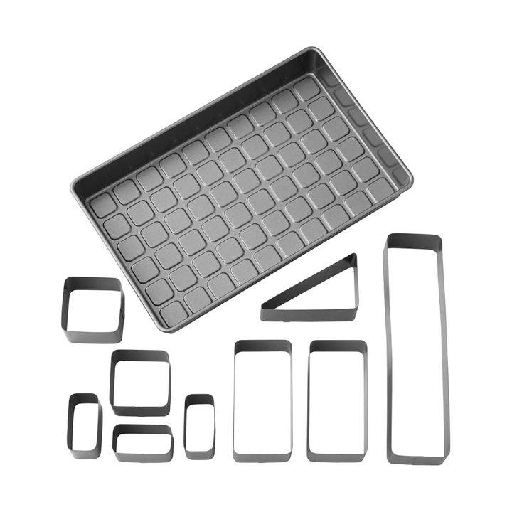 Molde de letras de 10 pcs