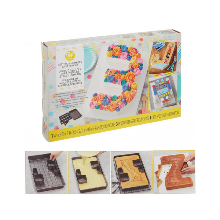 Molde de letras de 10 pcs