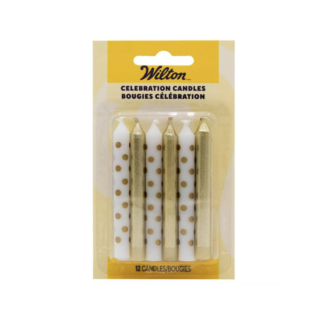 Velas birthday gold
