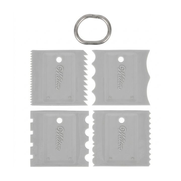 Set de scrapers para glaseado