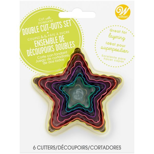 Set cortadores estrella de 6 piezas