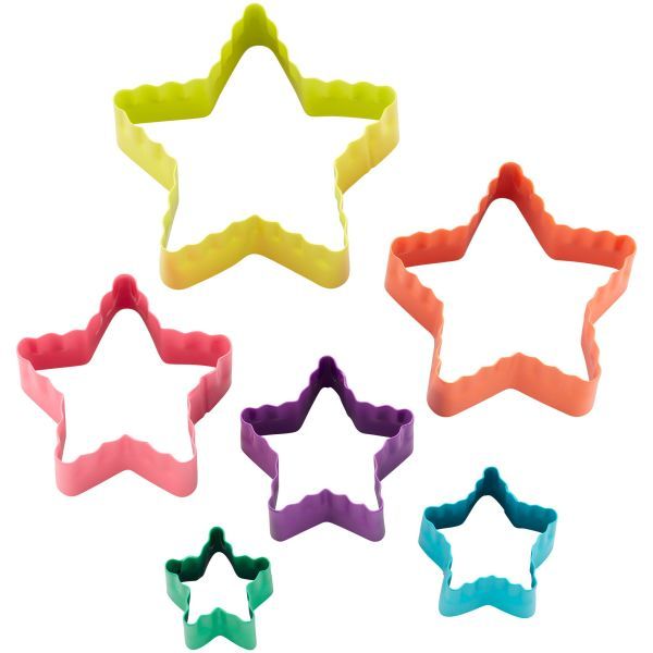 Set cortadores estrella de 6 piezas