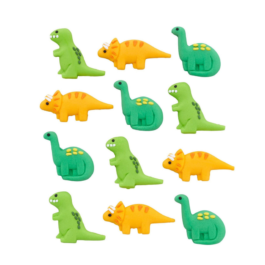 Decoración de icing de dinosaurios