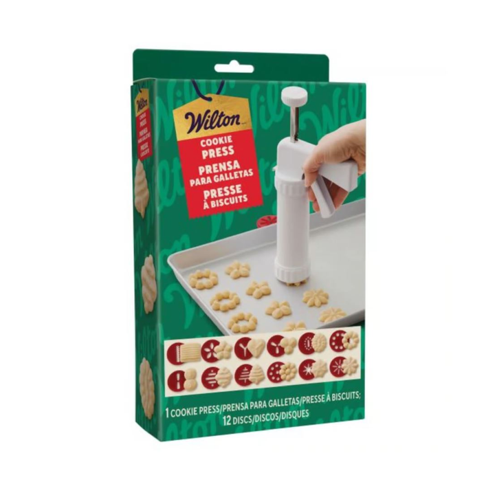 Pistola para galletas con 12 discos