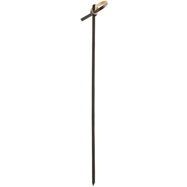 Palillo de 6" con nudo de bambú negro