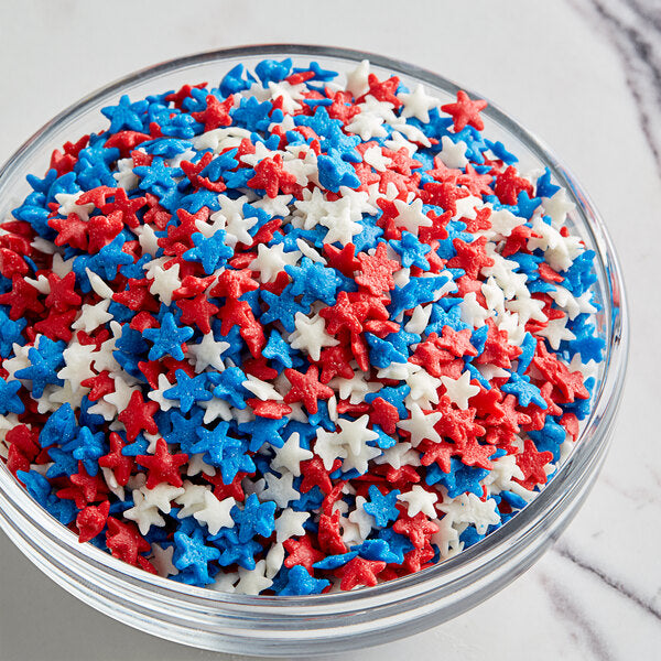 Sprinkles Estrellas Patrioticas