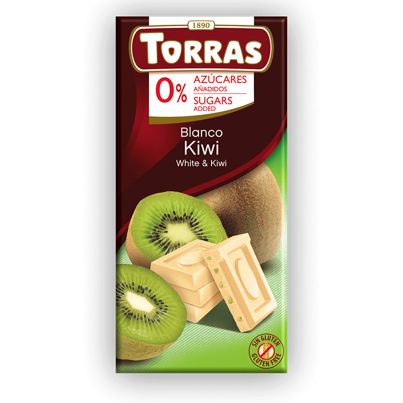 Chocolate blanco kiwi torras®