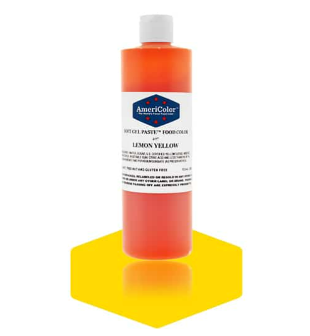 Colorante en gel Americolor (Hidrosoluble) 13.5onz (disponible en 17 colores)