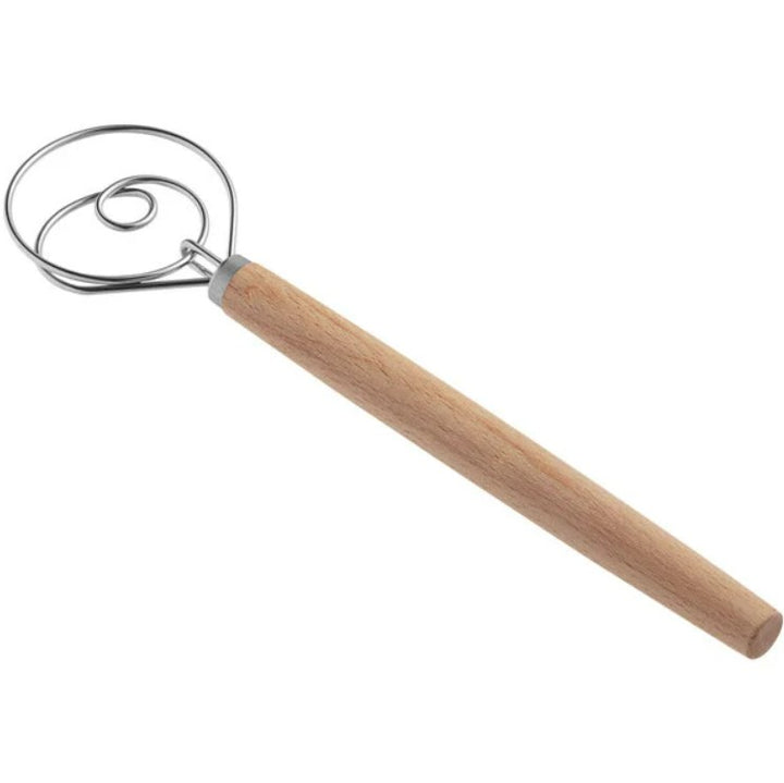Batidor de masa danés de acero inoxidable de 13"