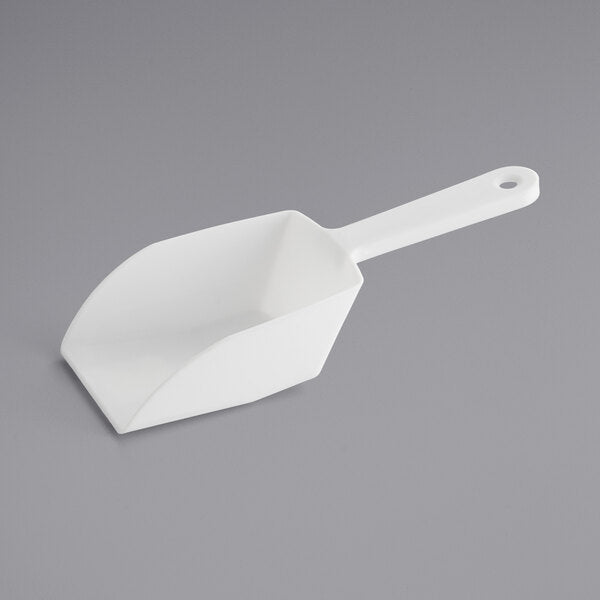 Cuchara de plástico blanca