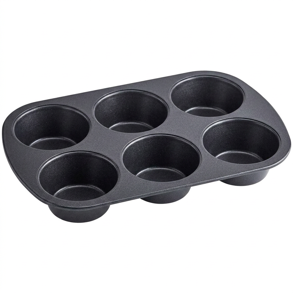 Molde para cupcakes jumbo de 6 cavidades