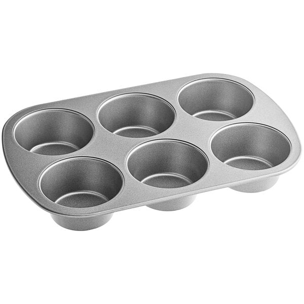 Molde para cupcakes jumbo de 6 cavidades