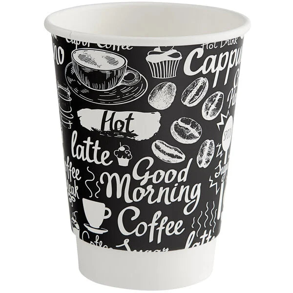 Vaso para café con diseño