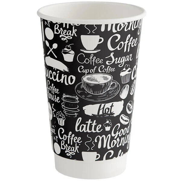 Vaso para café con diseño