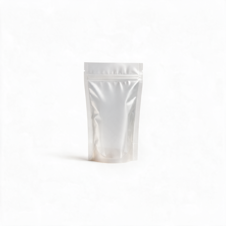 Bolsa traslucida frost con zipper