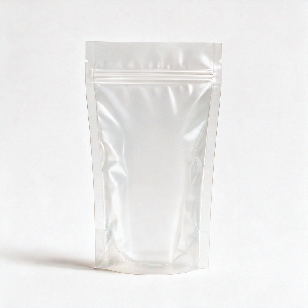Bolsa transparente con zipper