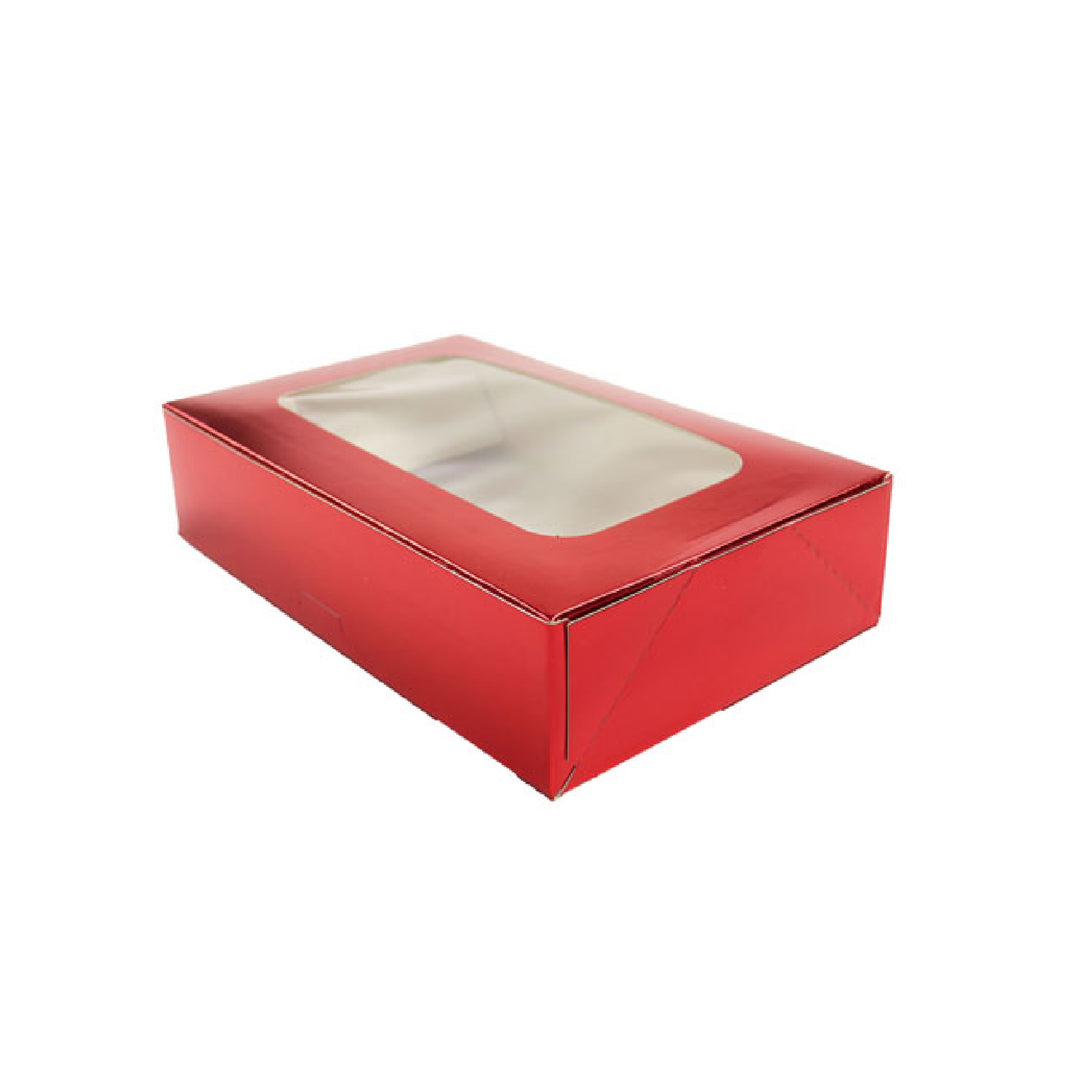 Caja de galletas color metalizado