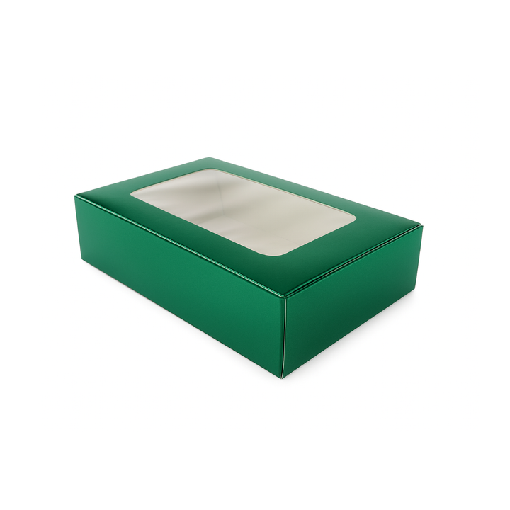 Caja de galletas color metalizado