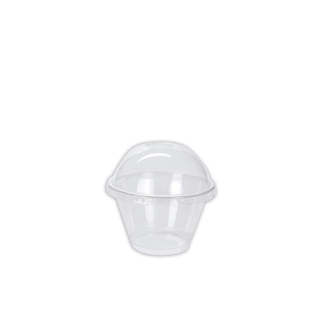 Vaso con tapa domo con hueco