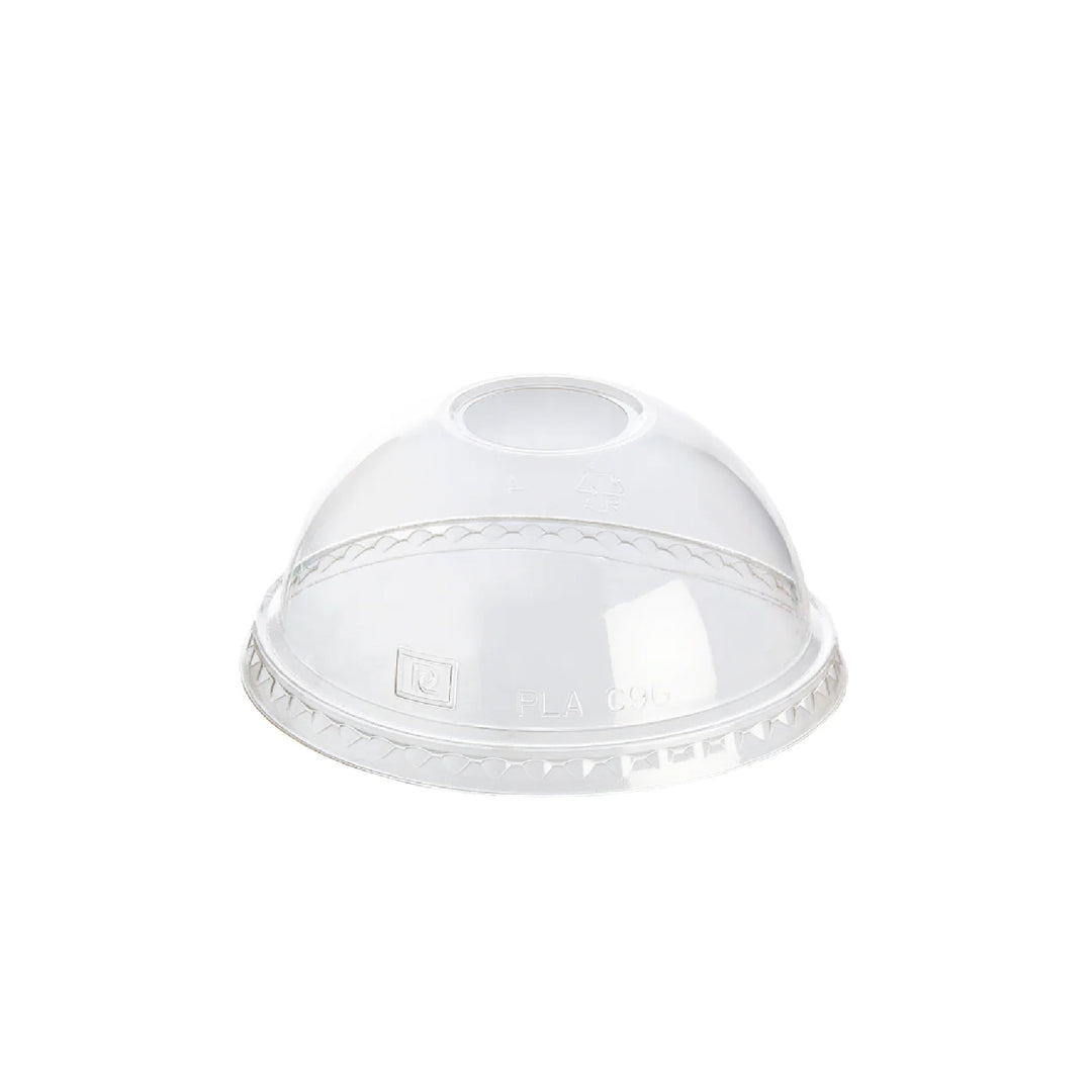 Tapa domo para vaso plastico 100 und