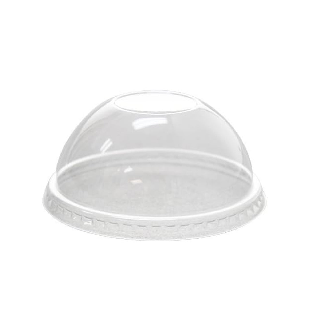 Tapa domo para vaso plastico 100 und