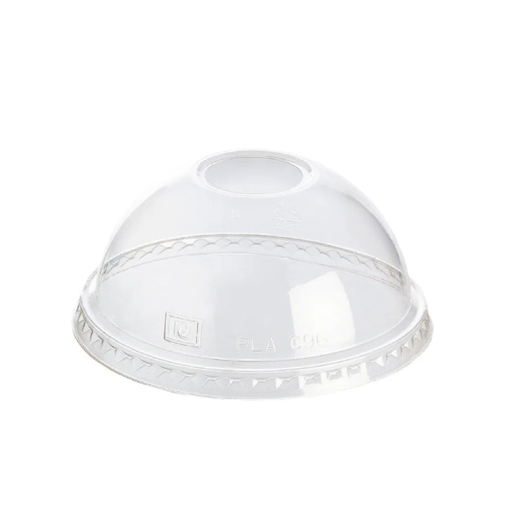 Tapa domo para vaso plastico 100 und