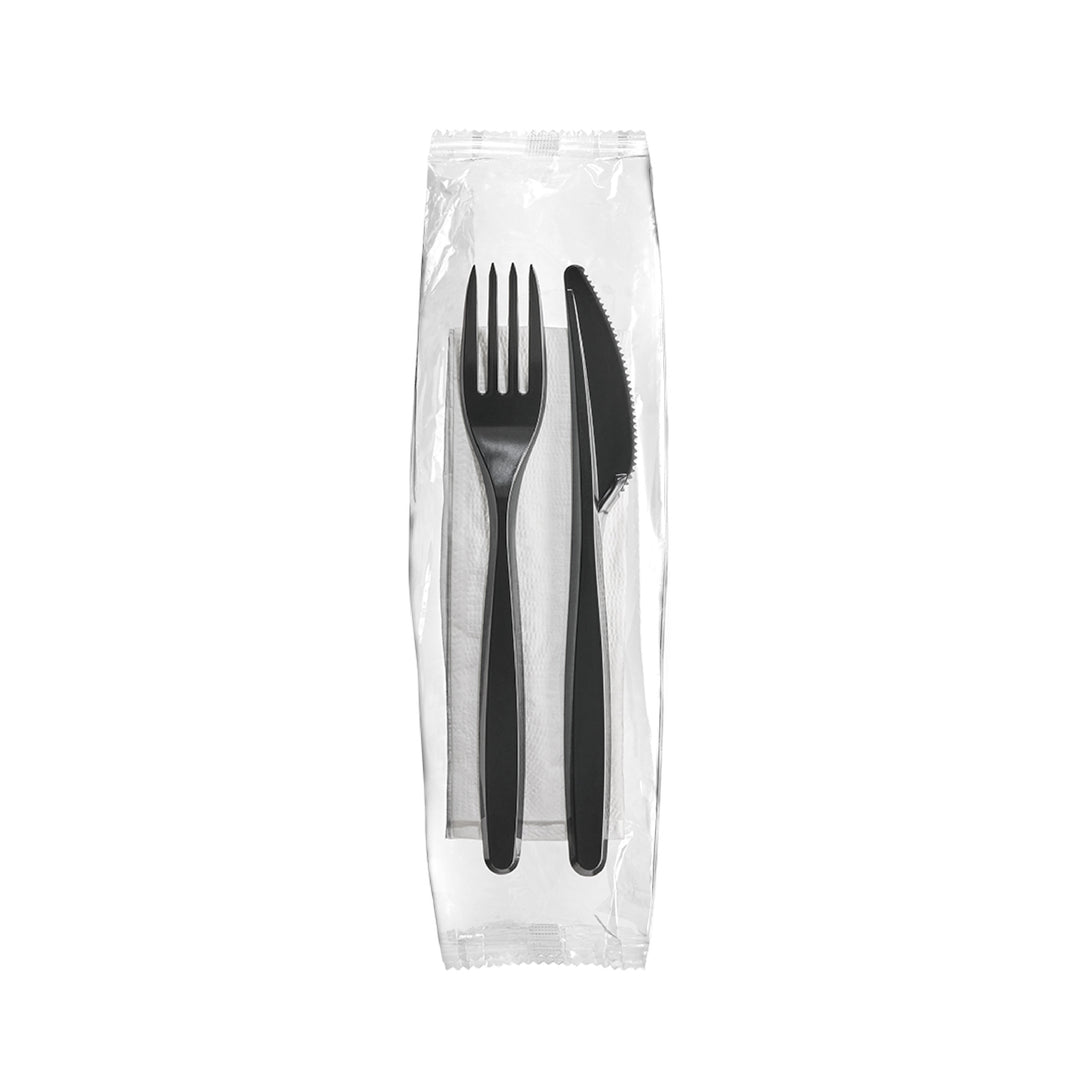 Kit de cubiertos tenedor y servilleta