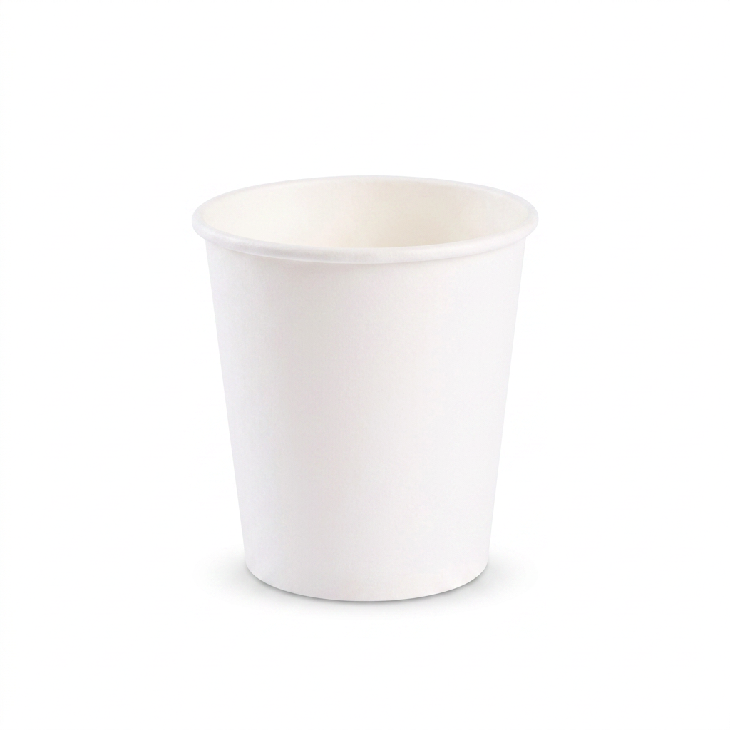 Vaso de cartón blanco 4 oz