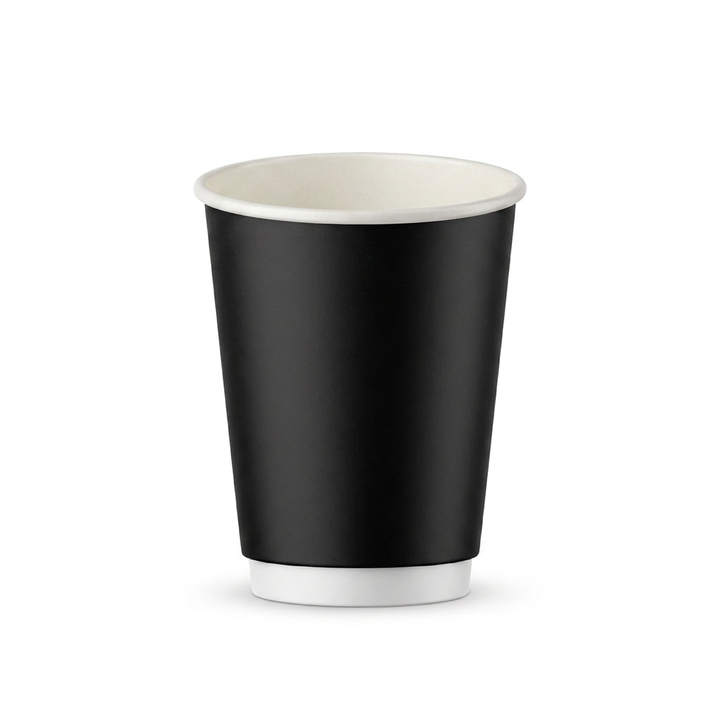 Vaso de cartón doble capa sin tapa
