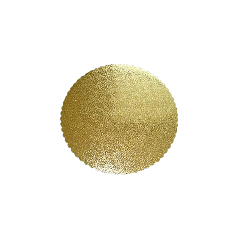 Gold cake board